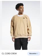 Reebok Classic Cord Crew sweater, maat L, Comme neuf, Beige, Enlèvement ou Envoi, Taille 52/54 (L)