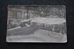 Geanimeerde originele fotokaart Frans tweedekker vliegtuig, Verzamelen, Foto of Poster, Luchtmacht, Ophalen of Verzenden