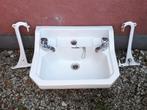 lavabo vintage porcelaine Sphinx année 50, Doe-het-zelf en Bouw, Ophalen, Zo goed als nieuw, Wastafel