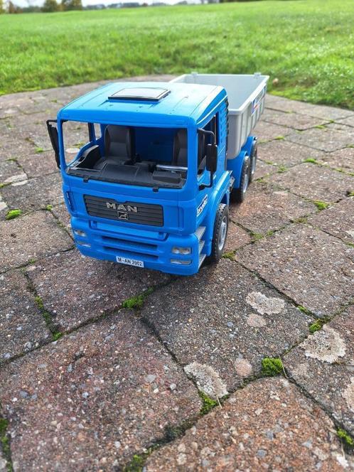 Bruder containervrachtwagen, Kinderen en Baby's, Speelgoed |Speelgoedvoertuigen, Zo goed als nieuw, Ophalen of Verzenden