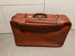 Vintage koffer cognac kleur, Ophalen, Gebruikt