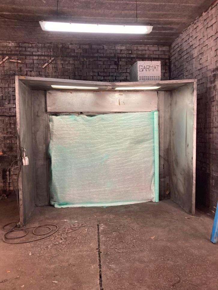 3m Spuitwand/afzuigwand,compressor, schakelkast, verlichting, Doe-het-zelf en Bouw, Verf, Beits en Lak, Groen, Ophalen