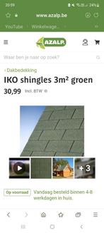 Number one shingle groen tuinhuis dakbekleding !!!, Ophalen, Zo goed als nieuw