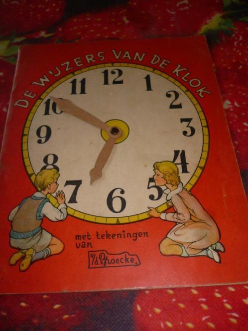 Vintage Boekje : De wijzers van de klok, Livres, Livres pour enfants | 4 ans et plus, Enlèvement ou Envoi