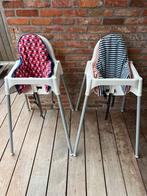 2 kinderstoelen van Ikea incl verkleinkussen en riempjes, Ophalen, Zo goed als nieuw, Overige typen, Stoelverkleiner