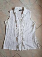 Geborduurde katoenen blouse, Kleding | Dames, Maat 38/40 (M), Wit, Ophalen of Verzenden, Zo goed als nieuw