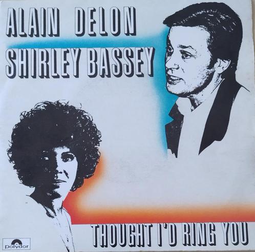 Alain Delon & Shirley Bassey, CD & DVD, Vinyles Singles, Comme neuf, Single, Pop, 7 pouces, Enlèvement ou Envoi