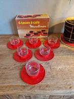 Doos vintage koffie tassen Moulinex, Ophalen of Verzenden
