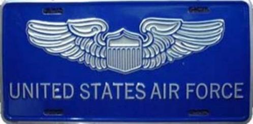 USA Ltd Edition Militaria 'United States Air Force' aluplaat, Verzamelen, Militaria | Algemeen, Luchtmacht, Overige typen, Verzenden