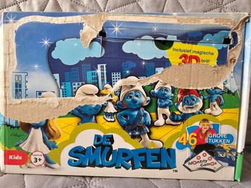 Puzzle Les Schtroumpfs (46 grandes pièces), Enlèvement ou Envoi, Comme neuf