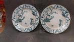 2 oude sierborden Petrus Regout Maastricht Nankin Holland, Antiek en Kunst, Antiek | Keramiek en Aardewerk, Ophalen of Verzenden