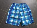 blauw geruite zwemshort, Kinderen en Baby's, Kinderkleding | Maat 122, Ophalen of Verzenden, Gebruikt, Jongen, Sport- of Zwemkleding