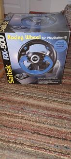 Racestuur playstation 2, Games en Spelcomputers, Spelcomputers | Sony Consoles | Accessoires, Ophalen, Zo goed als nieuw, Stuur of Pedalen