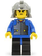 Lego figuur Ninja - Samurai, Blue Young cas055, Ophalen of Verzenden, Zo goed als nieuw, Losse stenen, Lego