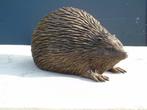 Groot egelbeeld in brons van natuurlijk formaat..., Tuin en Terras, Ophalen, Nieuw, Overige materialen, Dierenbeeld