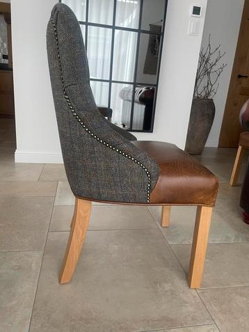 Chesterfield eetkamerstoelen in leder beschikbaar voor biedingen