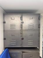 Kast 2x industriële archierfkast, Huis en Inrichting, Kasten | Lockerkasten, Ophalen, Zo goed als nieuw, Industriëel