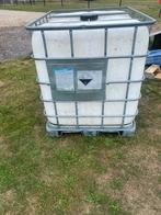 Ibc vat 1000 liter, Ophalen, Kunststof, Met kraantje, 150 liter of meer