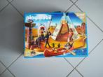 PLAYMOBIL REF. 4012 SUPERSET INDIANENSTAM, Ophalen, Gebruikt, Complete set