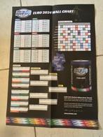 Ek voetbal 2024 euro wall chart Mpm Oil drum poster, Ophalen of Verzenden