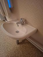 Lavabo met kraan, Doe-het-zelf en Bouw, Ophalen, Gebruikt, Steen, Wastafel
