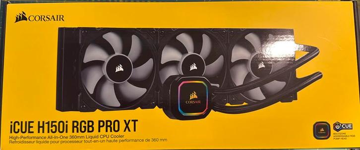 Corsair iCUE H150i RGB PRO XT, Computers en Software, Computerkoelers, Zo goed als nieuw, Waterkoeling, Ophalen
