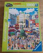 Puzzel Ravensburger: picadilly circus 1000 stuks, Ophalen of Verzenden, Zo goed als nieuw
