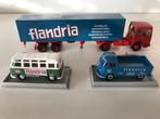 BREKINA - FLANDRIA BROMFIETSEN - 3 VOERTUIGEN - 1:87, Verzenden, Nieuw, Bus of Vrachtwagen, Brekina