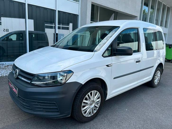 Volkswagen Caddy 1.4 benzine + CNG 1ste eigenaar INCL. BTW, Autos, Volkswagen, Entreprise, Achat, Caddy Maxi, ABS, Airbags, Air conditionné