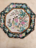Antiek Japans bord gesigneerd, Antiek en Kunst, Ophalen of Verzenden