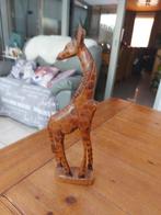 retro houten afrikaans beeld Giraffe, Antiek en Kunst, Ophalen of Verzenden