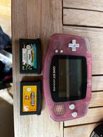 Game boy advance pink clear, Consoles de jeu & Jeux vidéo, Consoles de jeu | Nintendo Game Boy, Comme neuf, Game Boy Advance, Enlèvement ou Envoi