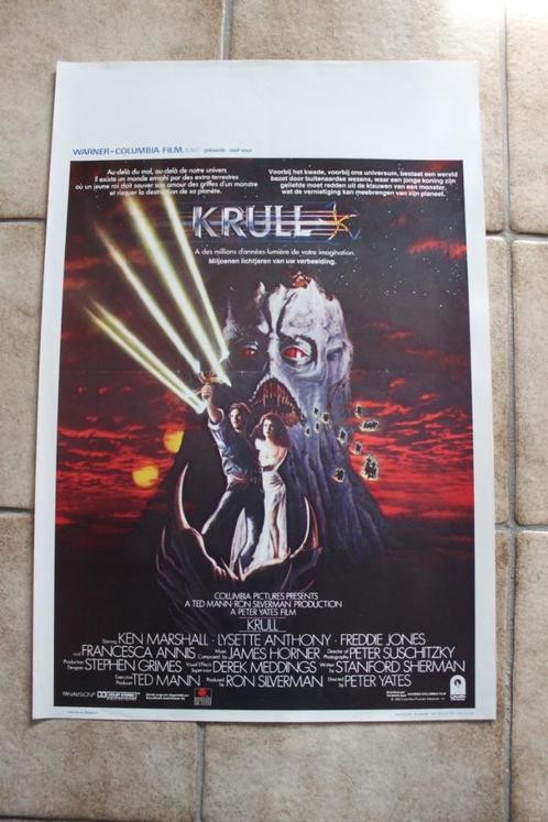 filmaffiche Krull 1983 filmposter cinema affiche, Verzamelen, Posters, Zo goed als nieuw, Film en Tv, A1 t/m A3, Rechthoekig Staand