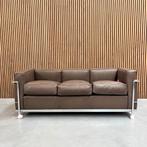 Cassina LC2 bank - Le Corbusier Mocca leder, Banc droit, Cuir, Envoi, Neuf