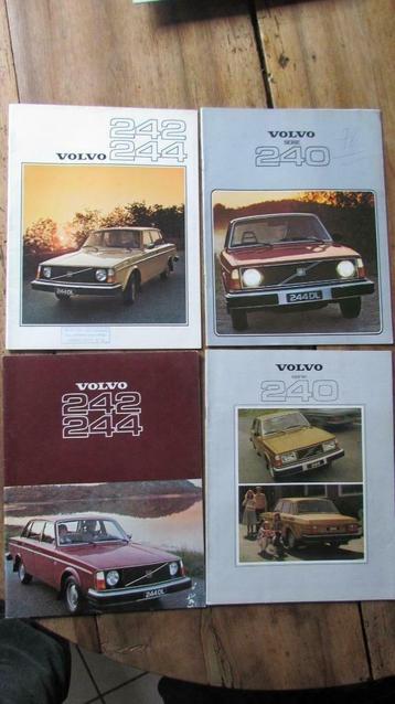 Brochures/dépliants VOLVO 240 - 260 de 1975 à 1980