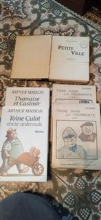 Arthur Masson, lot de 5 livres, éditions originales, Belgique, Utilisé, Enlèvement ou Envoi