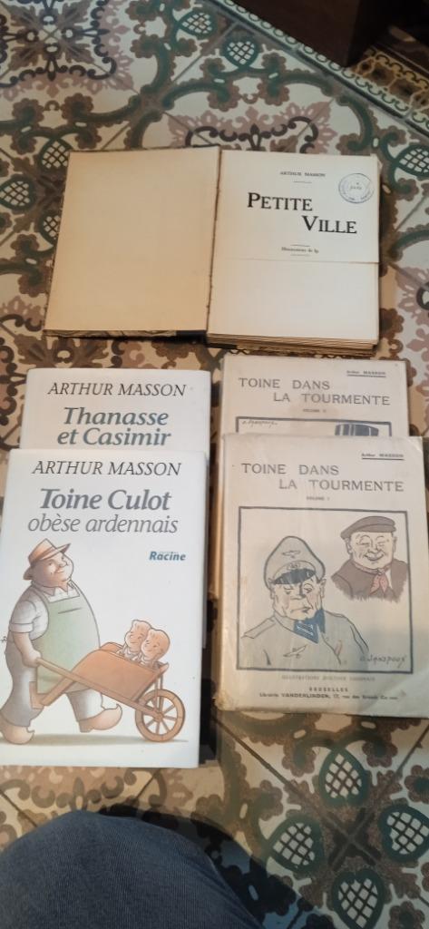 Arthur Masson, lot de 5 livres, éditions originales, Livres, Romans, Utilisé, Belgique, Enlèvement ou Envoi