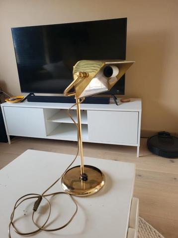 lampe de notaire/lampe de bureau vintage solide, Enlèvement, Utilisé