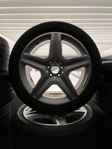 4x Mercedes velgen + zomerbanden bridgestone 265-45-20 104y 