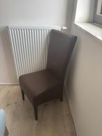 eetkamerstoelen donkerbruin, Huis en Inrichting, Stoelen, Ophalen, Zo goed als nieuw, Bruin, Vijf, Zes of meer stoelen