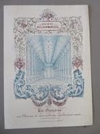 Calendrier à cartes en porcelaine 1852 | Sociéte Philharmoni, Comme neuf, Avant 1940, Bâtiment, Enlèvement ou Envoi