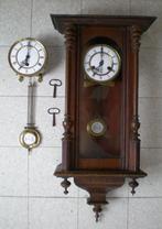 Regulator wandklok met gong en extra uurwerk, Antiek en Kunst, Antiek | Klokken, Ophalen