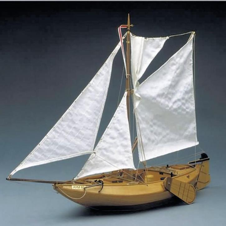 Bouwplannen van de Hoogaars zeilboot / vissersboot, Hobby en Vrije tijd, Modelbouw | Boten en Schepen, Nieuw, Verzenden