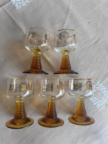 Vintage - wijnglas - jaren ‘50 - Elzas - retro beschikbaar voor biedingen