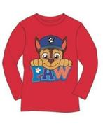 Paw Patrol Longsleeve Shirt Chase Rood - Maat 110 - Katoen, Kinderen en Baby's, Kinderkleding | Maat 110, Ophalen of Verzenden