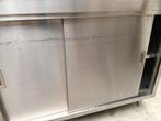 inox tafel , inox kast (nieuwprijs 1090€ ), Ophalen, Gebruikt