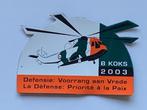 Magneet Sea King Luchtmacht Basis Koksijde 40SQN 2003, Collections, Enlèvement ou Envoi, Armée de l'air, Autres types