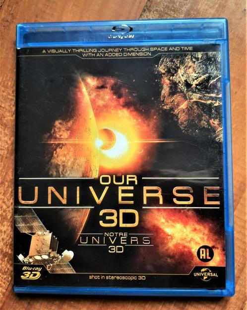Our universe 3D - Blu-ray 3D, CD & DVD, Blu-ray, Utilisé, Documentaire et Éducatif, 3D, Enlèvement ou Envoi