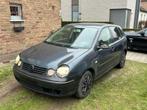 Volkswagen polo 2003 manueel benzine, Auto's, Zwart, Particulier, 6 deurs, Polo