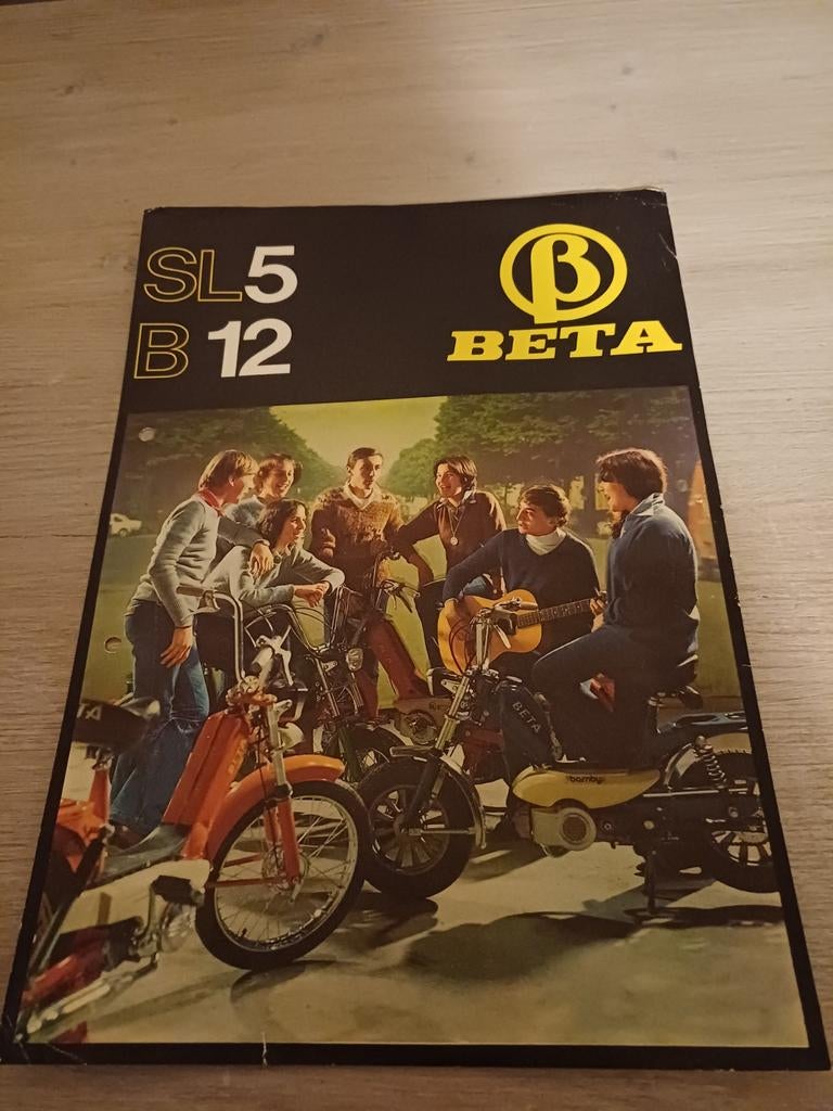 Beta bromfiets sl5 b12 folder, Ophalen